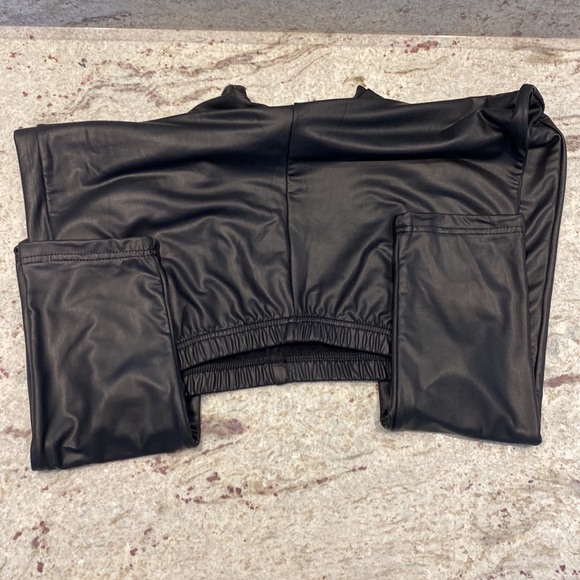 REVOLVE PLUSH Liquid Fleece Lined Black Leggings - Picture 11 of 13